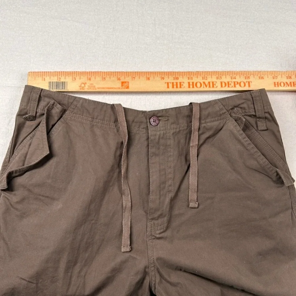 Vtg Levis Sykes Cargo Pants Mens 32x27 Utility Embroidery Multi Pocket Work Y2K